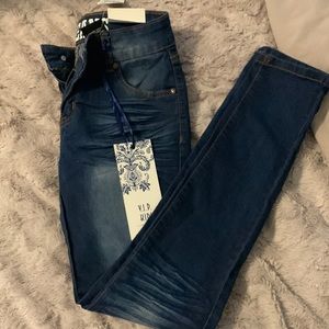 Cute girl jeans